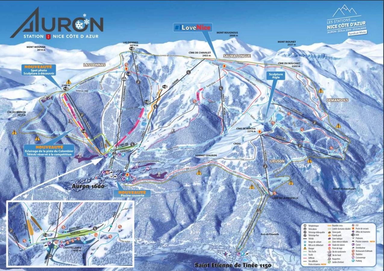 Cosy appartement au calme à deux pas du centre Auron Exterior foto